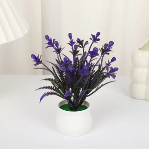 Nordic Style Artificial Green <b>Plant</b> Office Potted Living Room Balcony Desktop Decoration Fresh Green <b>Plant</b> Potted - Product Image 4
