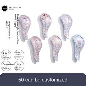 Nouveau peigne transparent de dessin animé, peigne de massage, peigne à cheveux en plastique mignon pour enfants avec coussin d'air, produits en plastique - Product Image 4