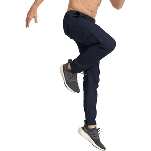 OEM Custom Plus Size Loose Cool Workout Lightweight <b>Men's</b> Pants <b>Cargo</b> <b>Jogger</b> With Side Pockets - Product Image 3