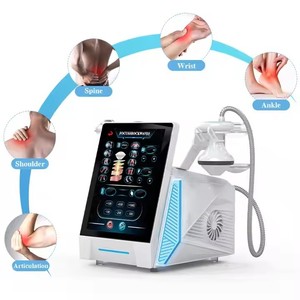 Appareil à ondes de choc piézoélectriques focalisées avec écran de poignée de 1,8 pouces et écran tactile de 15 pouces, 10 bars, pour soulagement de la douleur, dispositif d'ondes de choc extracorporelles - Product Image 2