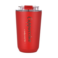 Thermos en acier inoxydable exclusif transfrontalier, dix générations, minimalisme moderne avec fermoir, pulvérisation de couleur, tasse de voyage créative