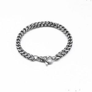 yunnique Stylish <b>Titanium</b> Steel Motorcycle Bracelet Geometric <b>Chain</b> Unisex Gift Jewelry - Product Image 1