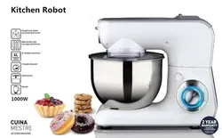 Appareils de cuisine intelligents en acier inoxydable électrique <span class=keywords><strong>1000W</strong></span> <span class=keywords><strong>Robot</strong></span> de cuisine multifonctionnel <span class=keywords><strong>Robot</strong></span> de cuisine Batteur sur socle - Product Image 4