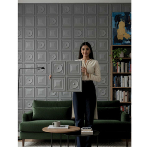 Panel de Pared 3D de PVC Azul Claro para Decoración de Interiores, Tablero de Techo para Mejorar el Diseño Interior del Hogar con Estilo - Product Image 3