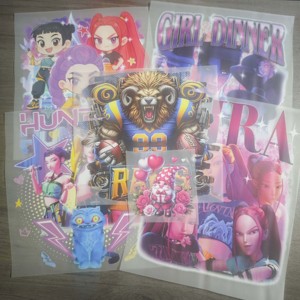Pegatinas Termoadhesivas Personalizadas de Moda con Diseños de Cazadores de Demonios para Sudaderas, Vinilos Termoadhesivos de Plastisol - Product Image 4