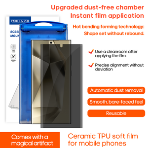 <span class=keywords><strong>Pellicola</strong></span> Protettiva S24 Ultrascreen 2.5D Anti-Spia, Anti-Graffio 9H, Ultra-Sottile in <span class=keywords><strong>Ceramica</strong></span>, Morbida Anti-Impronta Pro - Product Image 2