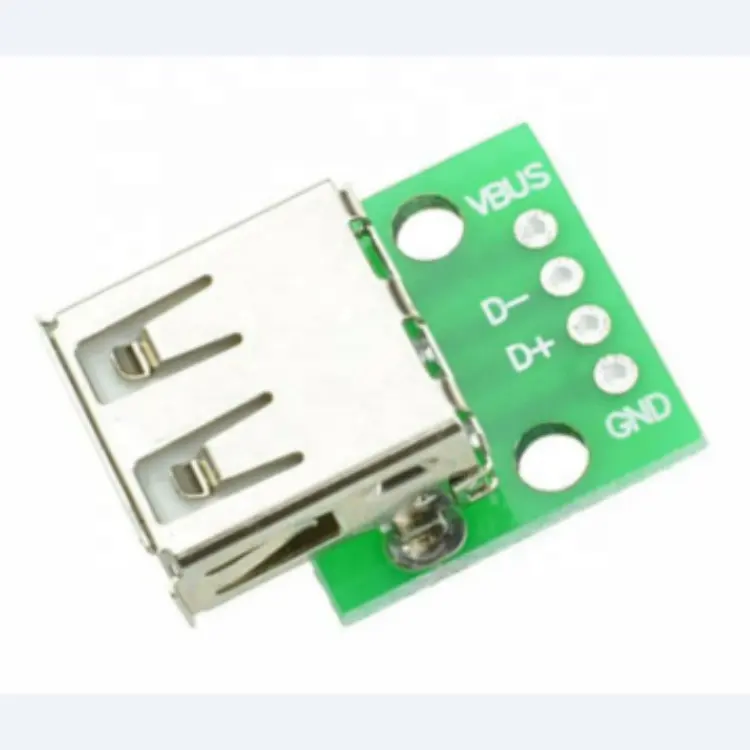 10pcs Type A Female USB To DIP 2.54MM PCB Board Adapter Converter For Arduino Connector