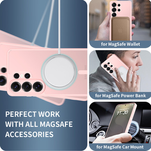 Étui de téléphone magnétique en verre PC de haute qualité pour <span class=keywords><strong>Samsung</strong></span> Galaxy S26 Ultra S26 pour <span class=keywords><strong>Samsung</strong></span> S23 S24 S25 Ultra Étui de téléphone portable - Product Image 4
