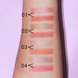 Palette 2 in 1 Illuminante e Blush in Polvere Impermeabile, Etichetta Privata, Personalizzabile OEM, Pigmentato per Occhi e Guance, Blush Minerale 5g - Product Image 3