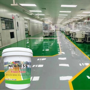 Acid Alkali Resistance Industrial Functional Acrylic Floor <b>Paint</b> Self Leveling Two Components Moisture-Proof Liquid <b>Coating</b> - Product Image 1