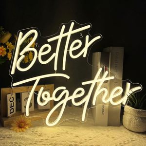 Vente Chaude : Enseigne Néon LED Extérieure Personnalisée, Vente en Gros Usine, Décoration Publicitaire pour Voiture de Mariage, Enseigne Néon LED Personnalisée pour Direction - Product Image 2