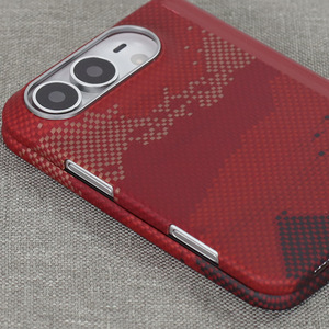 เคสโทรศัพท์รุ่นใหม่ ดีไซน์บางเฉียบ วัสดุพรีเมียมจากใยอะรามิด ป้องกันแรงกระแทก ป้องกันรอยนิ้วมือ พร้อมแม่เหล็ก สำหรับ <span class=keywords><strong>iPhone</strong></span> Duo - Product Image 5