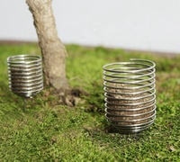 Panier à engrais pour orchidées en acier inoxydable, grande sphère, plantation automatique, écologique, pour jardin domestique