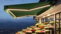 Auvent de balcon à cassette intégrale avec support de bras pliant renforcé pour terrasse résidentielle et jardin – Fournisseur Fabricant