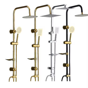 Juego de Ducha Todo en Uno YP-278 Rectangular con Acabado Liso, Dispensador de Jabón Incluido, Rociador Manual Ajustable con Cabezal de Alta Presión - Product Image 2