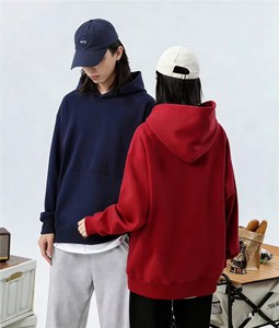 Sudadera con Capucha Personalizada con Logotipo Bordado, 500 g/m², 100 % Algodón, Unisex, Invierno, Talla Grande, Ecológica, Corte Holgado, Camiseta para Hombre - Product Image 3