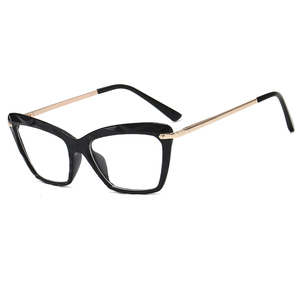 Marco de cristal plano con personalidad <span class=keywords><strong>para</strong></span> gafas, marco de ojo de gato a la moda, estilo europeo y americano, novedad de 2022 - Product Image 2