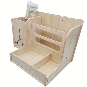 Comedero y Bebedero Multifuncional de Madera para Mascotas, para Conejos, Chinchillas, Cobayas y Hámsters - Product Image 5