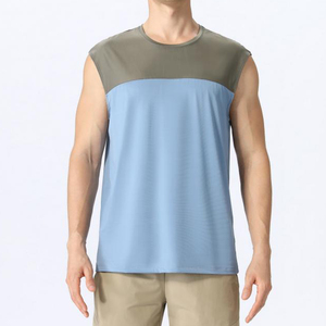 Débardeurs de sport pour hommes à séchage rapide, gilets de compression pour la musculation et l'entraînement de course à pied, vêtements de sport - Product Image 3