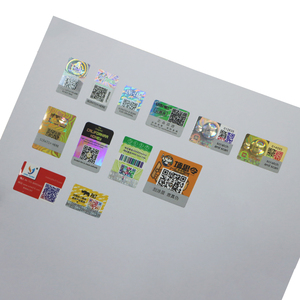 सबसे अच्छा मूल्य कस्टम क्यूआर कोड स्टिकर सुरक्षा एंटी-नकली होलोग्राम स्टिकर - Product Image 1