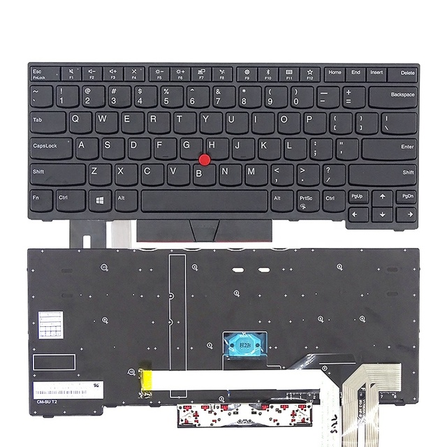 Genuine New US Laptop Black Keyboard for Lenovo ThinkPad E480 E485 E490 E495 L380 L390 L480 R480 T480S L490 T490 Laptop Keyboard