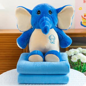 Almohada y Manta de Juguete de Dibujos Animados 2 en 1, Manta de Aire Acondicionado para Niños, Juego de Almohada y Manta de Algodón PP de Doble Uso - Product Image 2