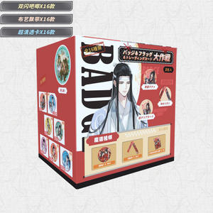 Broche de Metal de Anime de <span class=keywords><strong>Detective</strong></span> <span class=keywords><strong>Conan</strong></span> Mo Dao Zu Shi de 75MM, insignia de botón Pin con tarjetas, caja ciega misteriosa, joyería de amor y espacio profundo - Product Image 6