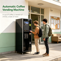 Vente directe usine – Distributeur automatique de café – Station de café autonome – Solution pour bureaux – Paiement multi-mode – OEM