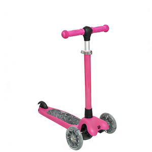 <span class=keywords><strong>Trottinette</strong></span> pour enfants pliable à 3 roues de style populaire avec lumières LED, légère et réglable en hauteur pour l'entraînement en plein air - Jouet pour enfants - Product Image 2