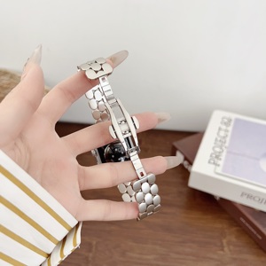 <span class=keywords><strong>Correas</strong></span> de <span class=keywords><strong>Reloj</strong></span> <span class=keywords><strong>Inteligente</strong></span> de Acero Inoxidable, <span class=keywords><strong>Correas</strong></span> de <span class=keywords><strong>Reloj</strong></span> de Lujo para Apple Watch, Todas las Series 11 10 49mm 46mm 40MM, Brazalete de Cadena Metálica - Product Image 3