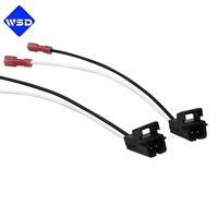 Arnés de cableado personalizado para altavoces de coche, conector de 2 pines tipo espada de desconexión rápida, para altavoces de puerta de camiones y SUVs 1993-2014, conjunto de cable de audio para coche