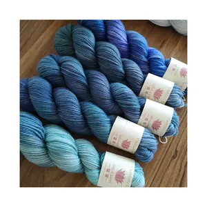 Lotus Yarns Hand bemaltes Kaschmir garn Bestseller aus reinem Mongolei-Kaschmir 4-fach Fingergewicht-Babygarn