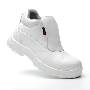 Botas de trabajo de cuero de corte medio para hombre y mujer con logotipo personalizado, punta de acero, certificación CE <span class=keywords><strong>EN</strong></span> ISO 20345 ESD, antideslizantes, impermeables para - Product Image 3
