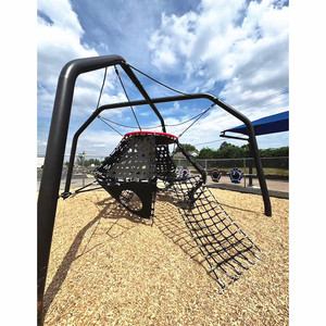 Filets d'escalade en <span class=keywords><strong>corde</strong></span> durable, filet de balançoire en <span class=keywords><strong>corde</strong></span> de polyester, filet de jeu <span class=keywords><strong>pour</strong></span> enfants, nœuds centraux, doux, sécurisé <span class=keywords><strong>pour</strong></span> les grimpeurs - Product Image 2