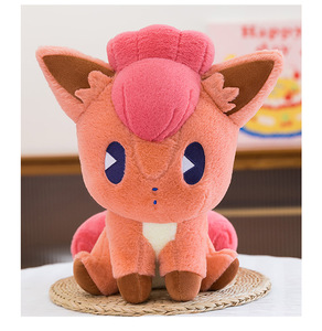 Peluche personnalisée de renard à six queues, style dessin animé, Pokémon, poupée en tissu, jouet pour machine à griffes, cadeau - Product Image 2