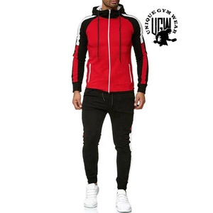 Nueva llegada de ropa deportiva de talla grande personalizada para hombre Muscle Fit Poliéster Chándal Capucha Logo Patrón Pakistán Hecho Precio al por mayor - Product Image 4