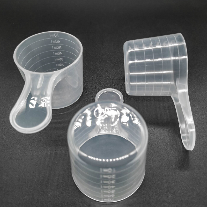 Ложка-ложка из прозрачного пластика, 5/30/70/90 мл