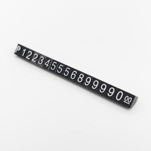 Moderne Compacte Plastic Prijs Kubus Standaard Abs Numerieke Tags Voor Gemakswinkels Winkels Winkel Display Rekken - Product Image 3