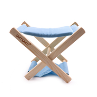 2023 chaise longue pliante extérieure en bois BSCI personnalisée chaise en toile à cadre en bois décontractée chaise de plage pour pause déjeuner