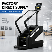 AUGER Appareil de cardio-training professionnel pour grimper les escaliers, robuste, avec console numérique AUGER