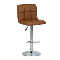 Tabourets de bar pivotants en cuir PU réglables en hauteur, modernes, pour la maison, le restaurant, l'hôtel, le café, la salle à manger