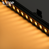 Dmx512 alliage d'aluminium Ip66 Leds blanches lampes de lavage de mur lampes murales extérieures 24V bar lumière de scène led rondelle de mur lumière