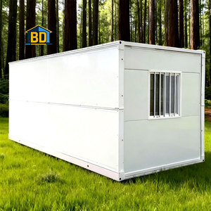 Casa Contenedor <span class=keywords><strong>de</strong></span> Acero Plegable y Prefabricada <span class=keywords><strong>de</strong></span> 20FT/40FT para Uso en Exteriores, Diseño Moderno para Hotel, Oficina, Villa, Escuela, Centro Comercial - Product Image 1