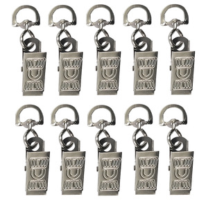 Mosquetones de Metal con Clip giratorio, gancho de cocodrilo para monedero - Product Image 5