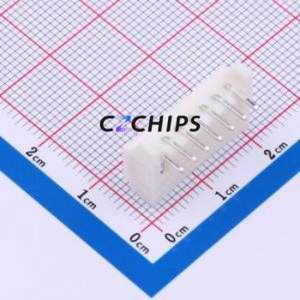 HC-XHD-7PW Wire-to-Board Pin Header Bent Lead Through Hole,P=2.5mm Connector 1x7P 2.5mm Right Angle Insert DF1B - Product Image 2