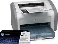 Printer Laser Monokrom HP LaserJet 1020 Plus Rekondisi dengan Toner Terpisah dan Kecepatan Salin 14 Cpm