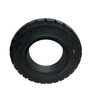 Pneu plein 23X9-12 pour chariot élévateur, conception diagonale en caoutchouc robuste - Product Image 5