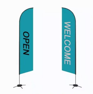Base de mât de drapeau carré extérieur personnalisée en forme de goutte d'eau pour la publicité sur la plage, drapeaux et bannières promotionnels haut de gamme - Product Image 3