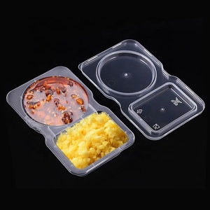 Moq 25 Bộ 2 Ngăn Phần Khay Dùng Một Lần Chili <span class=keywords><strong>Sauce</strong></span> Cup PP Chất Liệu <span class=keywords><strong>Takeaway</strong></span> Ngâm Gia Vị <span class=keywords><strong>Container</strong></span> - Product Image 5