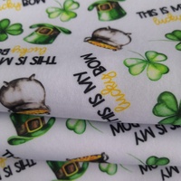 Tela de Punto Scuba Estampada de Alta Calidad, 97% Poliéster, 3% Elastano, Peso Pesado 310GSM, Entrega Rápida para Prendas, Textiles para el Hogar y Sofás